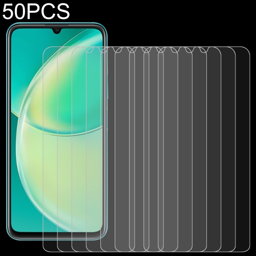 

50 PCS 0.26mm 9H 2.5D Tempered Glass Film For Huawei nova Y60