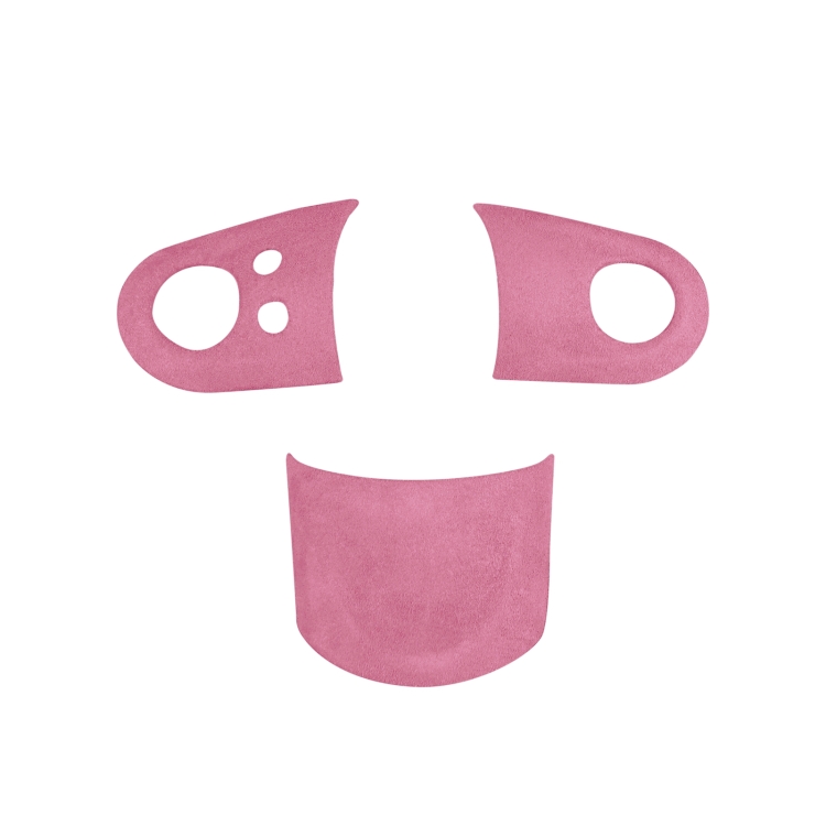 

Car Suede Wrap Steering Wheel Decorative Cover for BMW mini R Series, Left and Right Drive Universal(Pink)