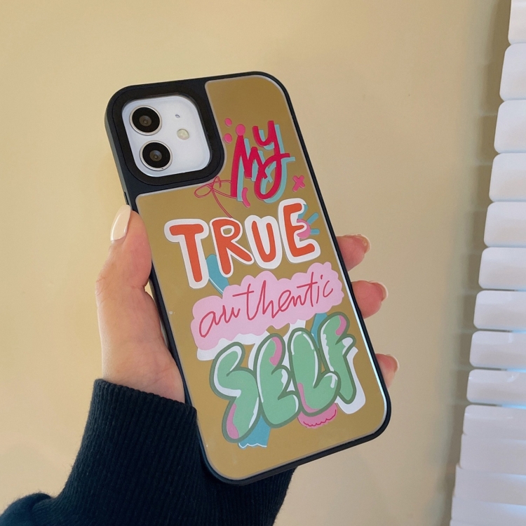 

Painted TPU Phone Case For iPhone 12 Pro Max(True Self)