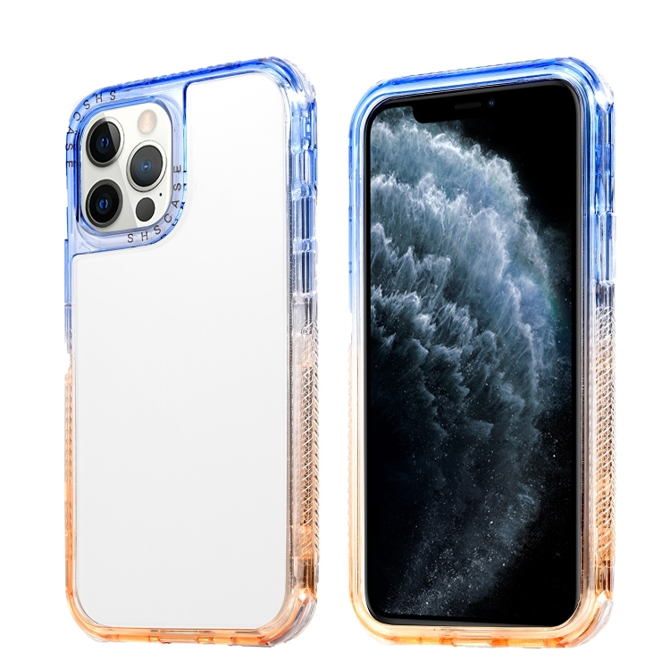 

Gradient PC Phone Case For iPhone 13 Pro(Dark Blue Orange)