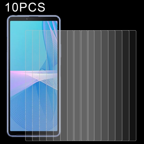 

10 PCS 0.26mm 9H 2.5D Tempered Glass Film For Sony Xperia 10 III Lite