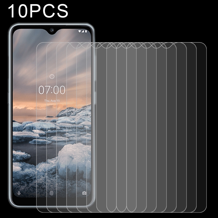 

10 PCS 0.26mm 9H 2.5D Tempered Glass Film For Nokia 6.3