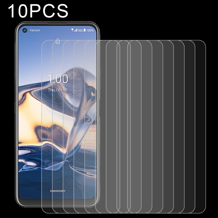 

10 PCS 0.26mm 9H 2.5D Tempered Glass Film For Nokia 8 V 5G UW