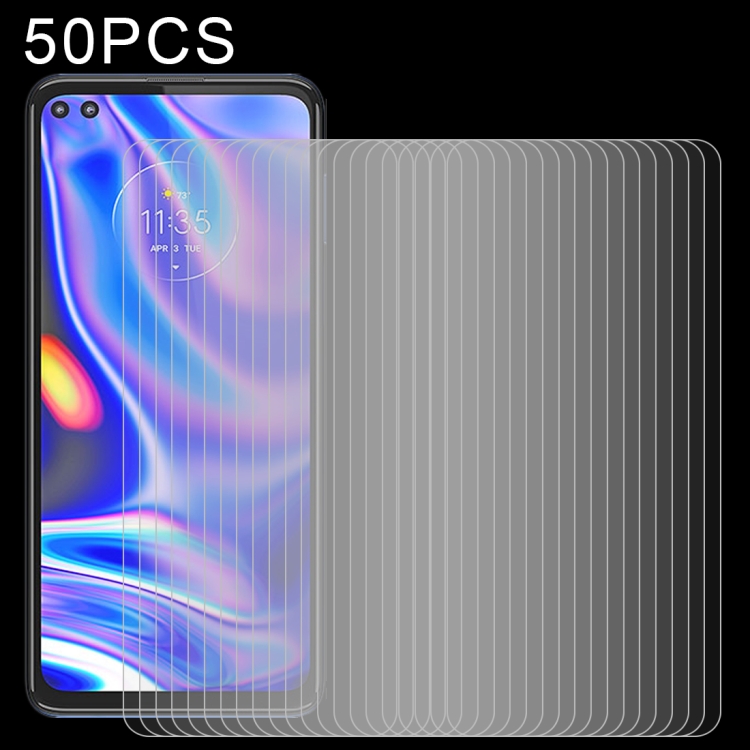 

50 PCS 0.26mm 9H 2.5D Tempered Glass Film For Motorola One 5G UW
