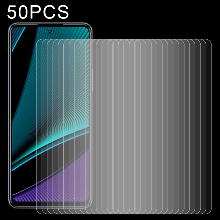 

50 PCS 0.26mm 9H 2.5D Tempered Glass Film For Infinix Note 11s