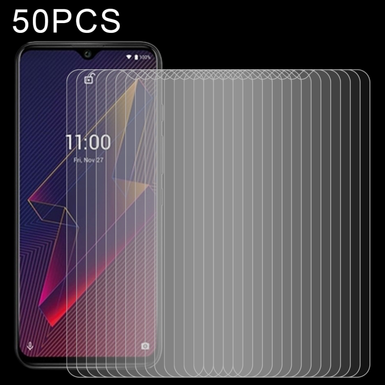 

50 PCS 0.26mm 9H 2.5D Tempered Glass Film For Wiko Power U20