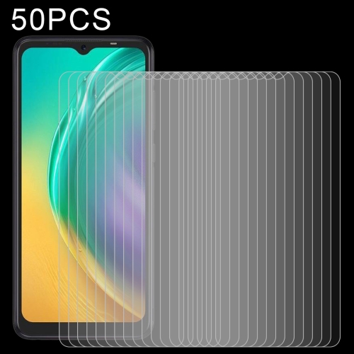 

50 PCS 0.26mm 9H 2.5D Tempered Glass Film For Tecno Pop 4 Pro