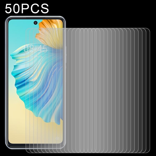 

50 PCS 0.26mm 9H 2.5D Tempered Glass Film For Tecno Camon 17 Pro