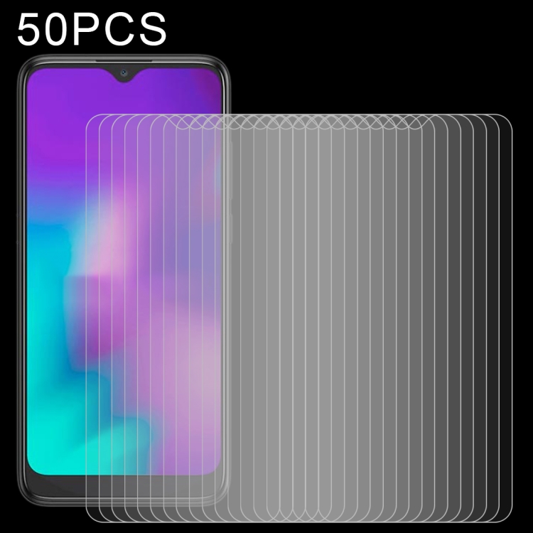 

50 PCS 0.26mm 9H 2.5D Tempered Glass Film For TCL L10 Pro