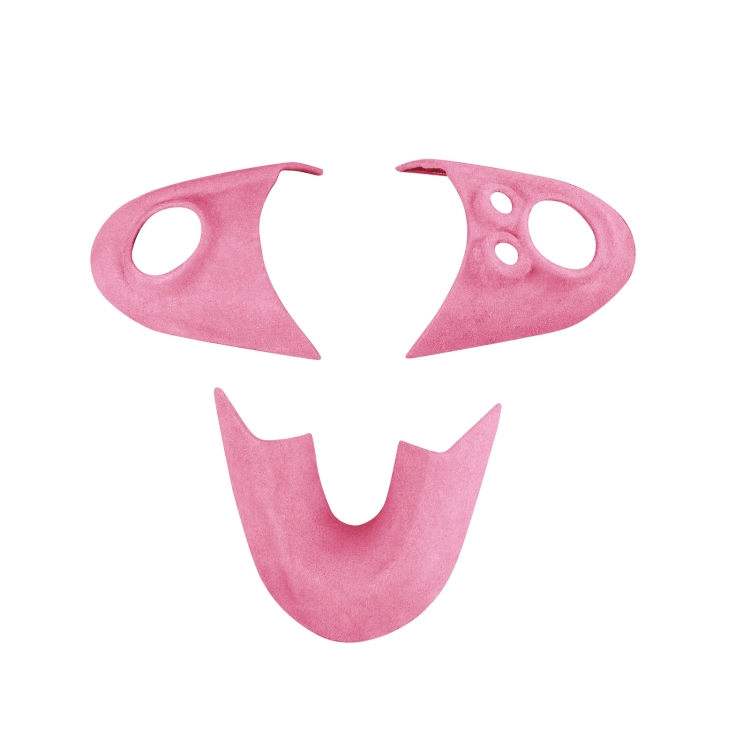 

Car Suede Wrap Steering Wheel Decorative Cover for BMW mini F Series, Left and Right Drive Universal(Pink)