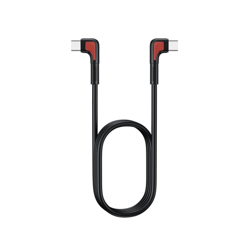 

REMAX RC-181t RC-181t 65W Type-C / USB-C toType-C / USB-C Elbow Head Design Fast Charging Data Cable, Length: 1m(Black)