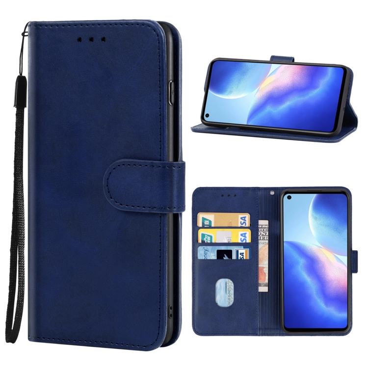 

Leather Phone Case For Blackview A90(Blue)