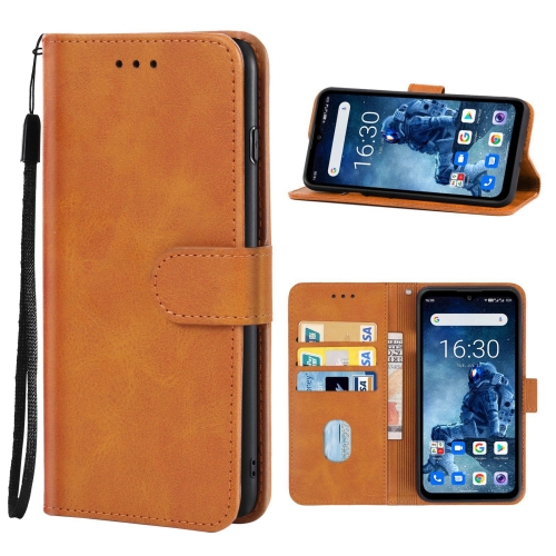 

Leather Phone Case For Oukitel WP13 5G(Brown)