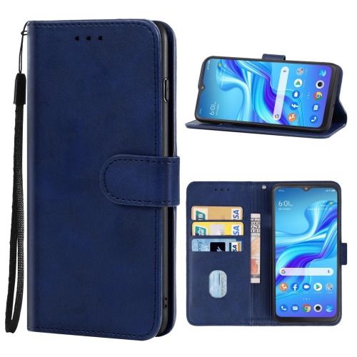 

Leather Phone Case For TCL Bremen 5G / 20AX 5G / 20R 5G(Blue)