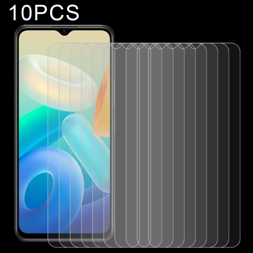 

10 PCS 0.26mm 9H 2.5D Tempered Glass Film For vivo Y76s