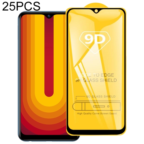 

25 PCS 9D Full Glue Screen Tempered Glass Film For vivo U10 / U3x