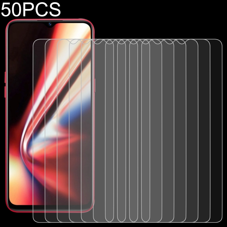 

50 PCS 0.26mm 9H 2.5D Tempered Glass Film For OPPO Realme 5s / 5