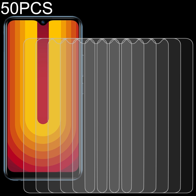

50 PCS 0.26mm 9H 2.5D Tempered Glass Film For vivo U10 / U3x