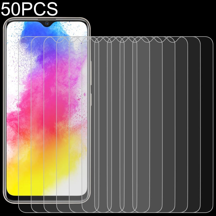 

50 PCS 0.26mm 9H 2.5D Tempered Glass Film For vivo Z5i