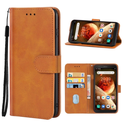 

Leather Phone Case For Blackview BV6600(Brown)