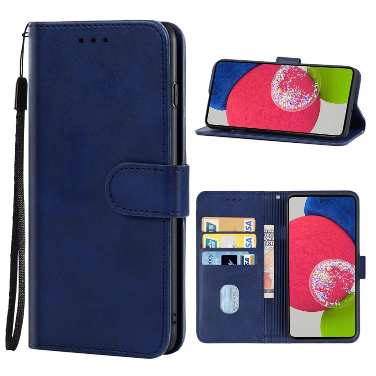

Leather Phone Case For Samsung Galaxy A53 5G(Blue)