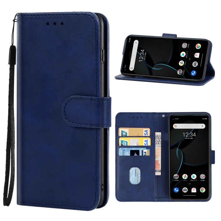 

Leather Phone Case For ZTE Libero 5G(Blue)