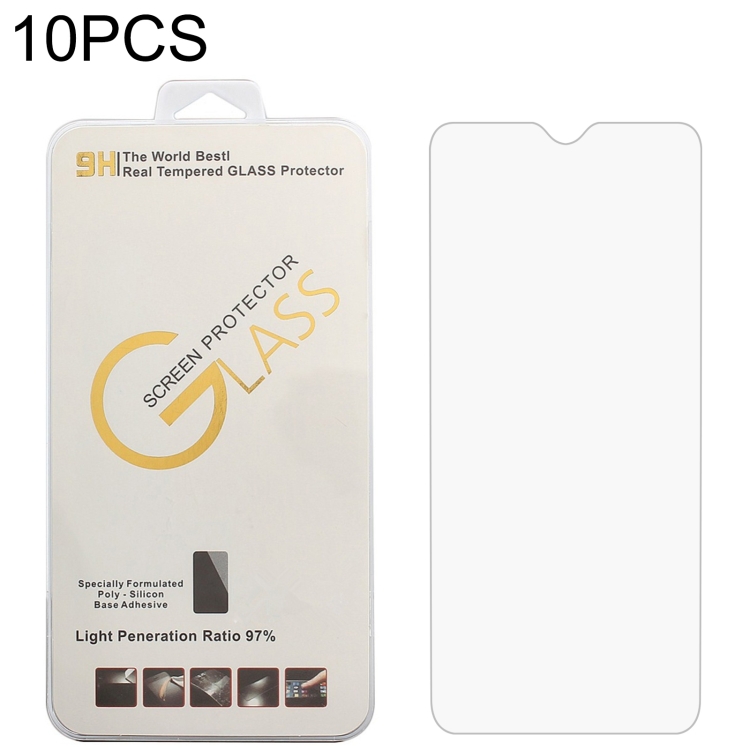 

10 PCS 0.26mm 9H 2.5D Tempered Glass Film For Oukitel K12