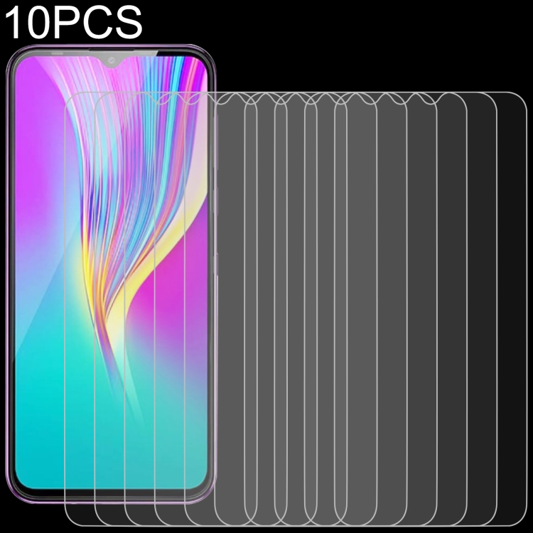 

10 PCS 0.26mm 9H 2.5D Tempered Glass Film For Infinix Smart 4c