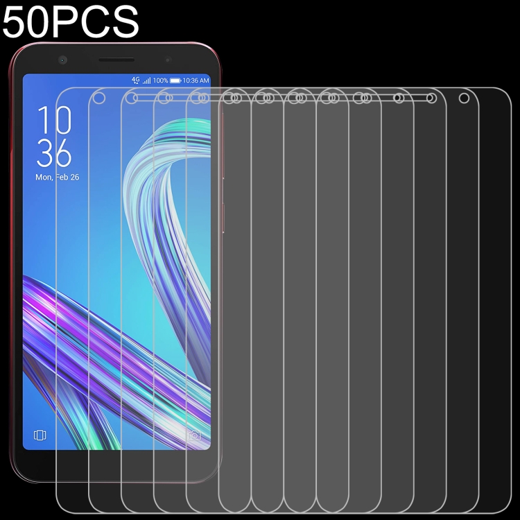 

50 PCS 0.26mm 9H 2.5D Tempered Glass Film For Asus ZenFone Live L2
