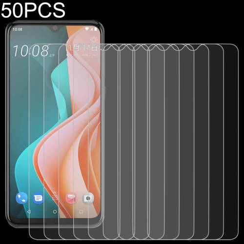 

50 PCS 0.26mm 9H 2.5D Tempered Glass Film For HTC Desire 19s
