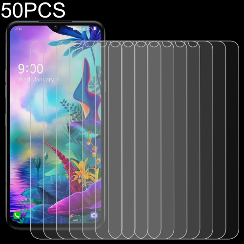 

50 PCS 0.26mm 9H 2.5D Tempered Glass Film For LG G8X ThinQ