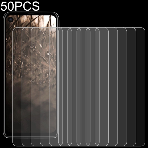 

50 PCS 0.26mm 9H 2.5D Tempered Glass Film For Motorola Moto P40 Note
