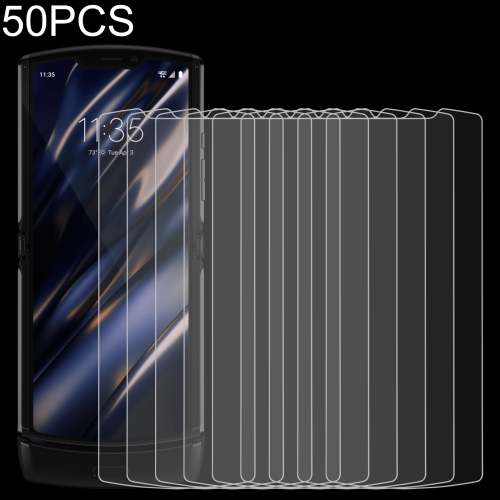 

50 PCS 0.26mm 9H 2.5D Tempered Glass Film For Motorola Razr 2019