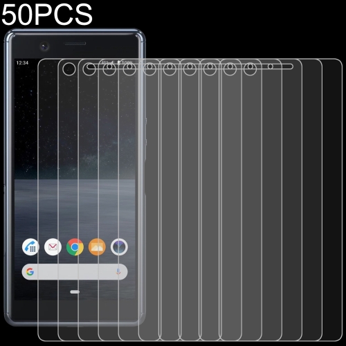 

50 PCS 0.26mm 9H 2.5D Tempered Glass Film For Sony Xperia Ace