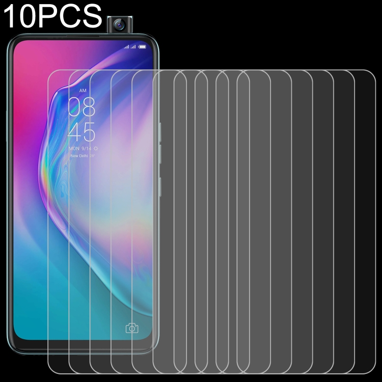 

10 PCS 0.26mm 9H 2.5D Tempered Glass Film For Tecno Camon 15 Premier