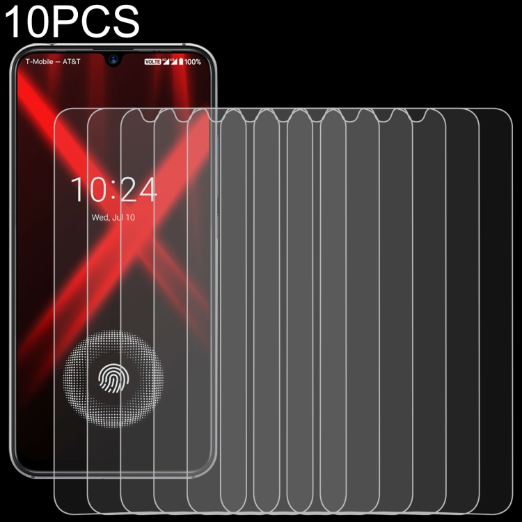 

10 PCS 0.26mm 9H 2.5D Tempered Glass Film For Umidigi X