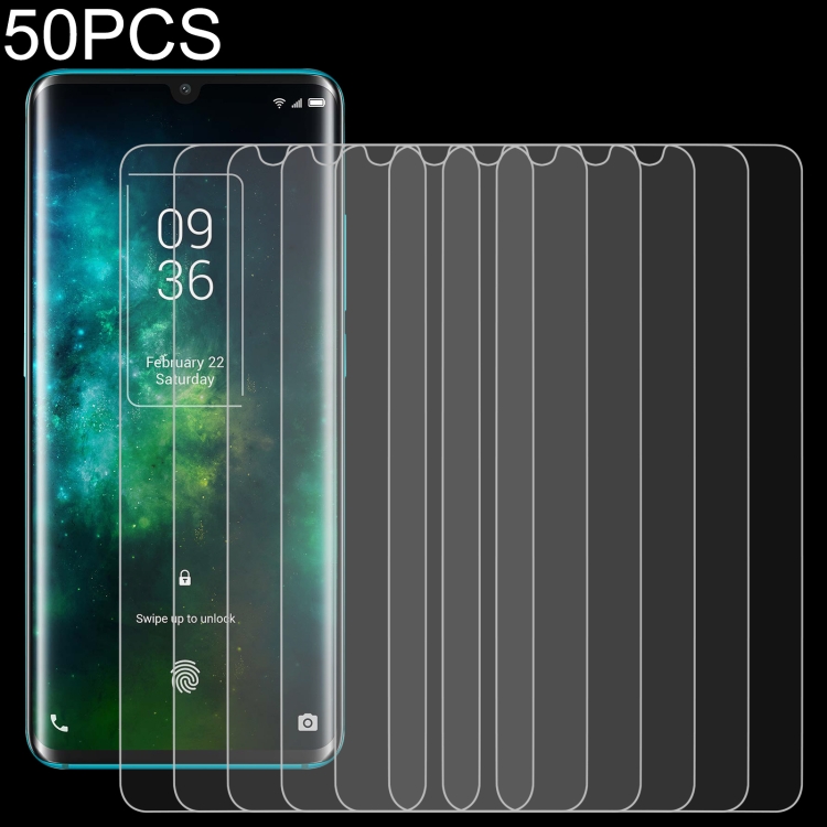 

50 PCS 0.26mm 9H 2.5D Tempered Glass Film For TCL 10 Pro