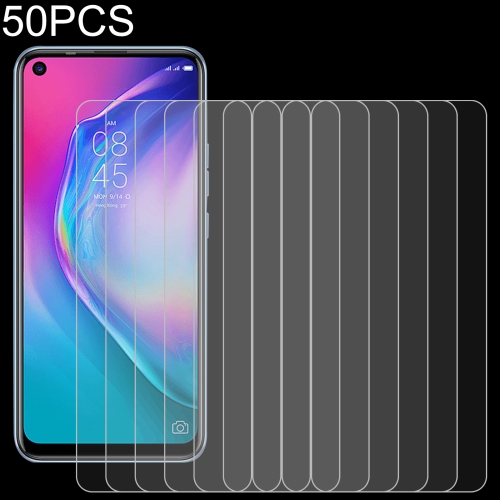 

50 PCS 0.26mm 9H 2.5D Tempered Glass Film For Tecno Camon 15 Air