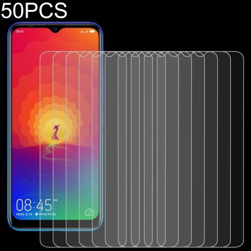 

50 PCS 0.26mm 9H 2.5D Tempered Glass Film For Tecno Spark 4