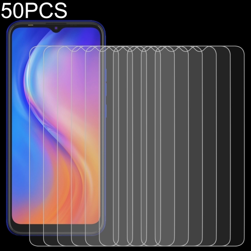 

50 PCS 0.26mm 9H 2.5D Tempered Glass Film For Tecno Spark Go