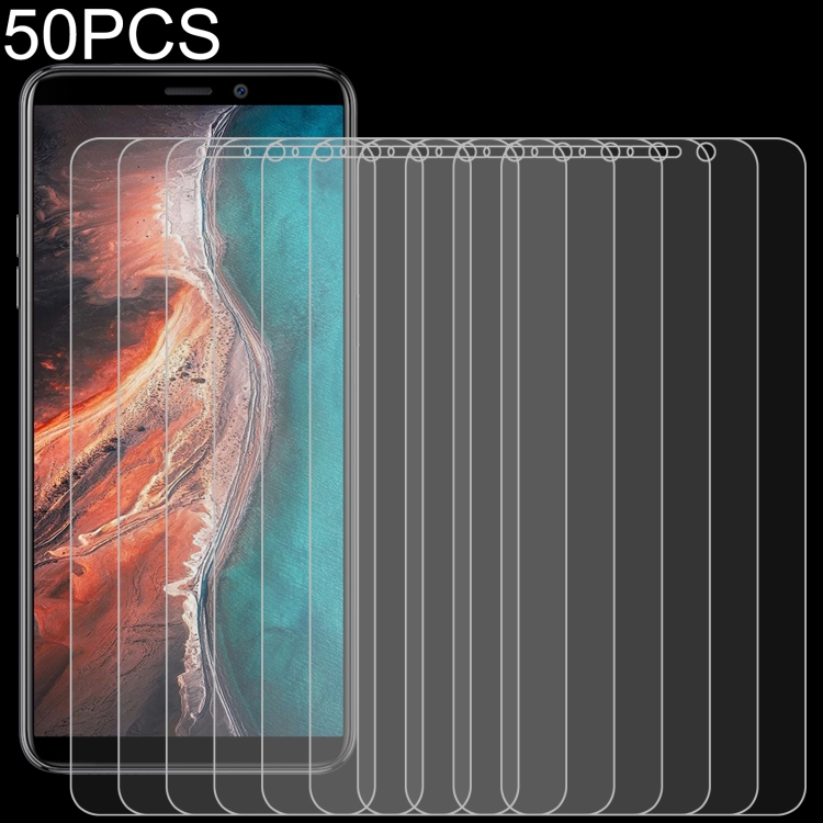 

50 PCS 0.26mm 9H 2.5D Tempered Glass Film For Ulefone P6000 Plus