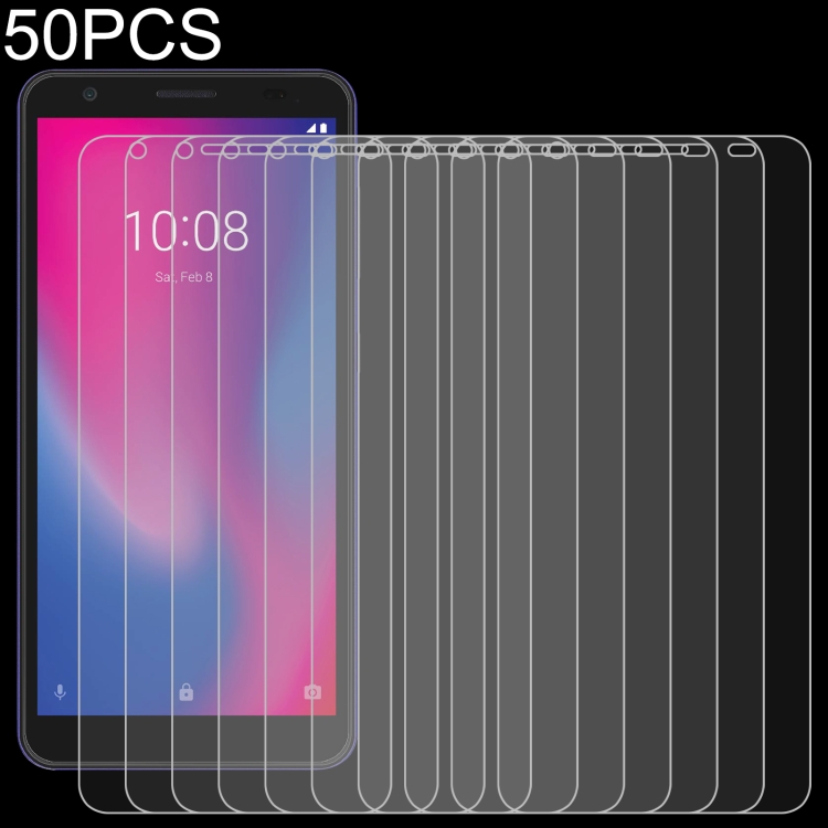 

50 PCS 0.26mm 9H 2.5D Tempered Glass Film For ZTE Blade A3 2020
