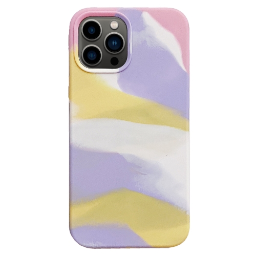 

Colorful Liquid Silicone Phone Case For iPhone 13 Pro Max(Pink)