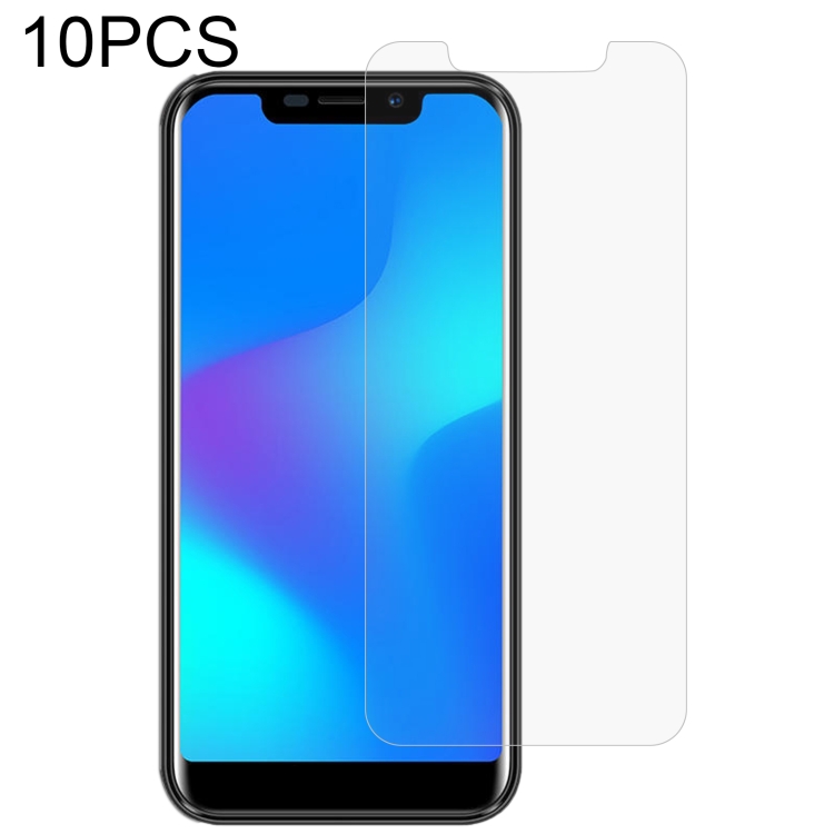 

10 PCS 0.26mm 9H 2.5D Tempered Glass Film For Doogee X70