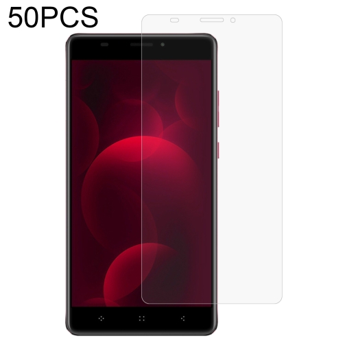 

50 PCS 0.26mm 9H 2.5D Tempered Glass Film For Elephone C1 Max