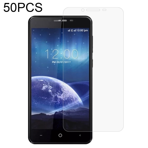 

50 PCS 0.26mm 9H 2.5D Tempered Glass Film For Leagoo Power 2