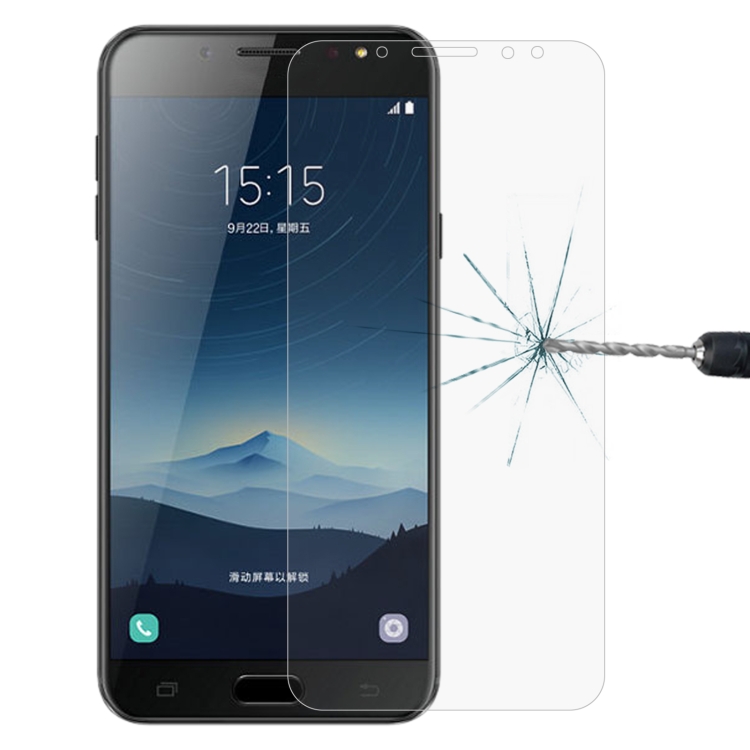 

0.26mm 9H 2.5D Tempered Glass Film For Samsung Galaxy C8 / C710