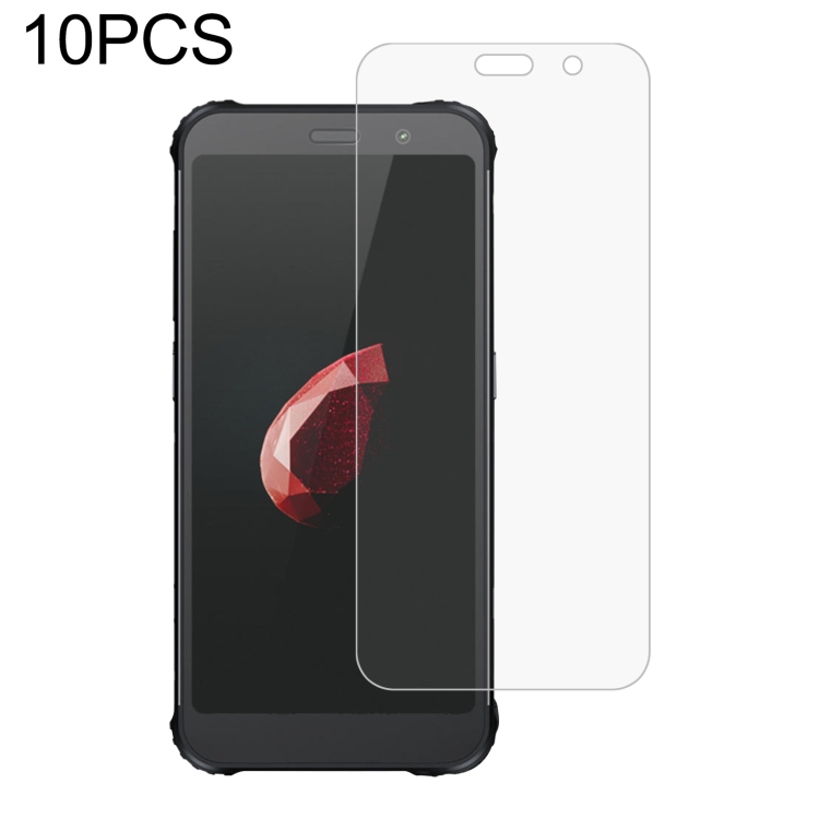 

10 PCS 0.26mm 9H 2.5D Tempered Glass Film For AGM X3