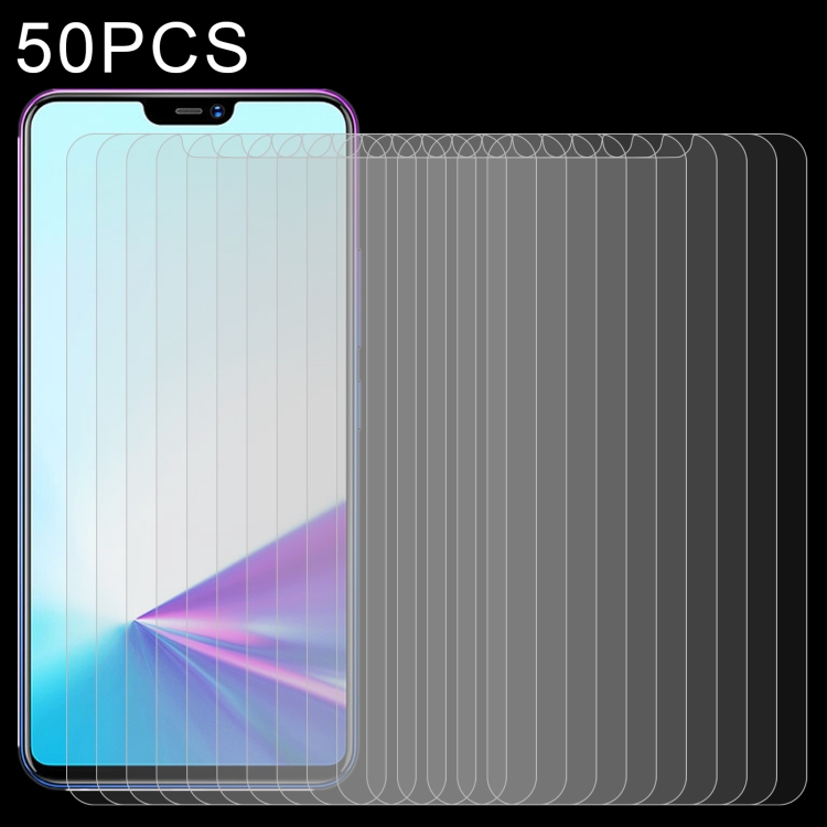 

50 PCS 0.26mm 9H 2.5D Tempered Glass Film For vivo Z3X