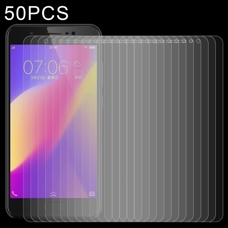 

50 PCS 0.26mm 9H 2.5D Tempered Glass Film For vivo Y69